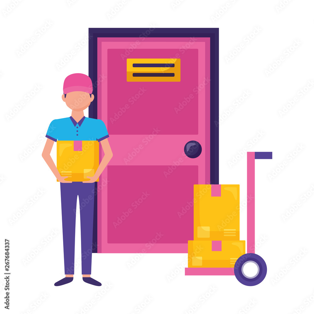 man fast delivery man fast delivery