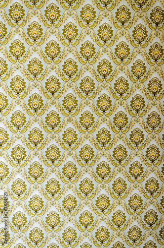 Foto Patterned wallpaper from the 1970s/1980s