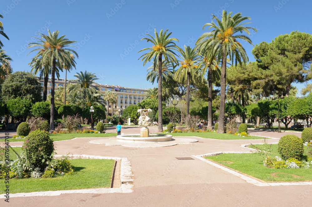Fototapeta premium Jardin Albert 1er (Albert 1st Garden), Nice, France