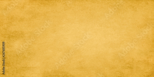 Gold wide grunge vintage paper.