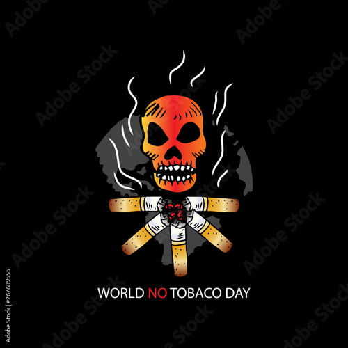 World no tobacco day concept 
