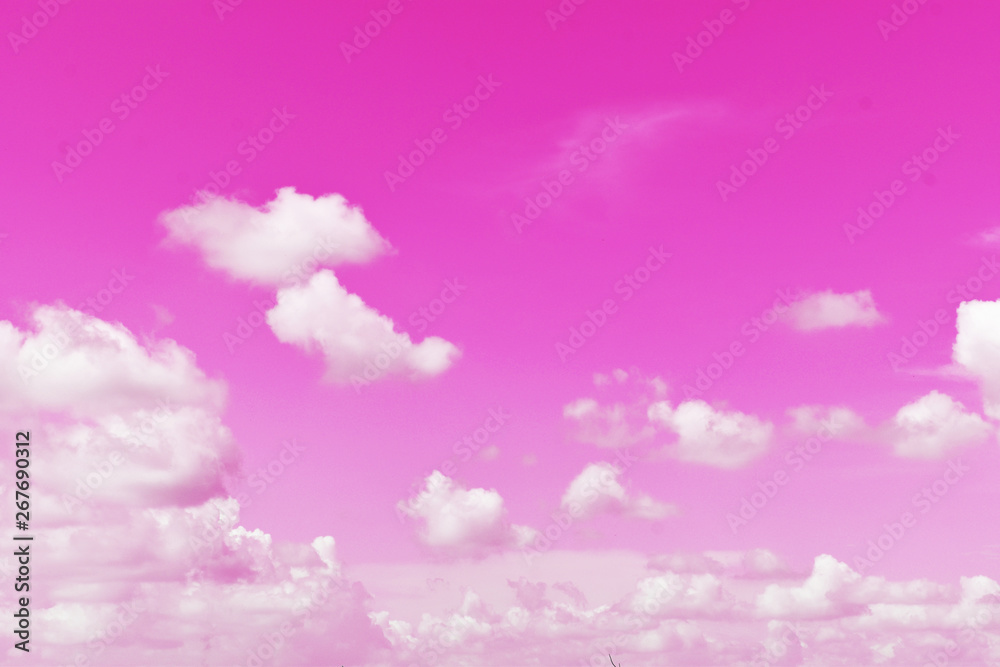 abstract background with clouds and stars