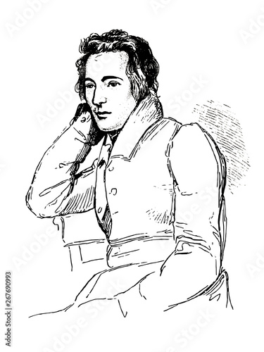 Heinrich Heine, 1829 photo