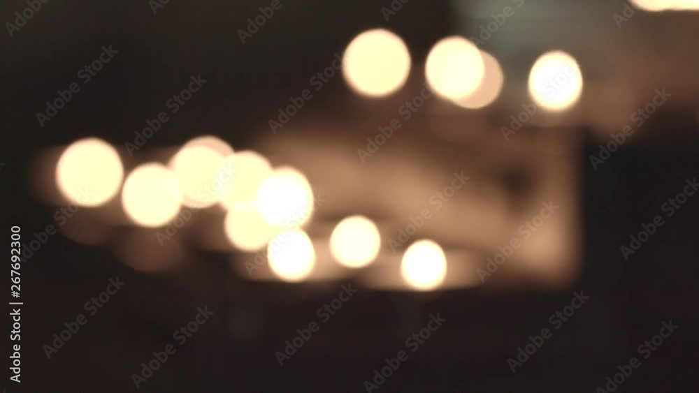 focus change out of focus on candles. without color correction, close-up. focus change out of focus on candles. without color correction, close-up.