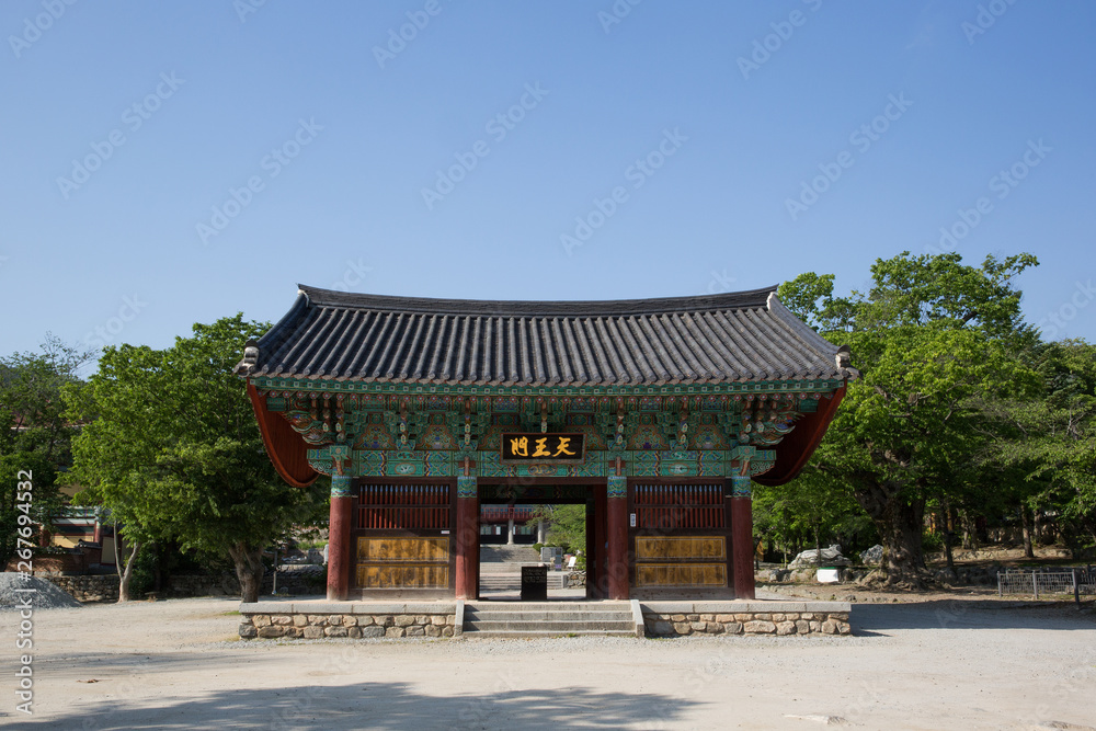 Geumsansa Temple in Kimje-si, South korea.