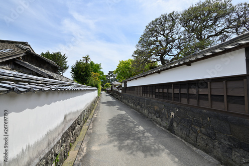 萩城下町の町並み photo