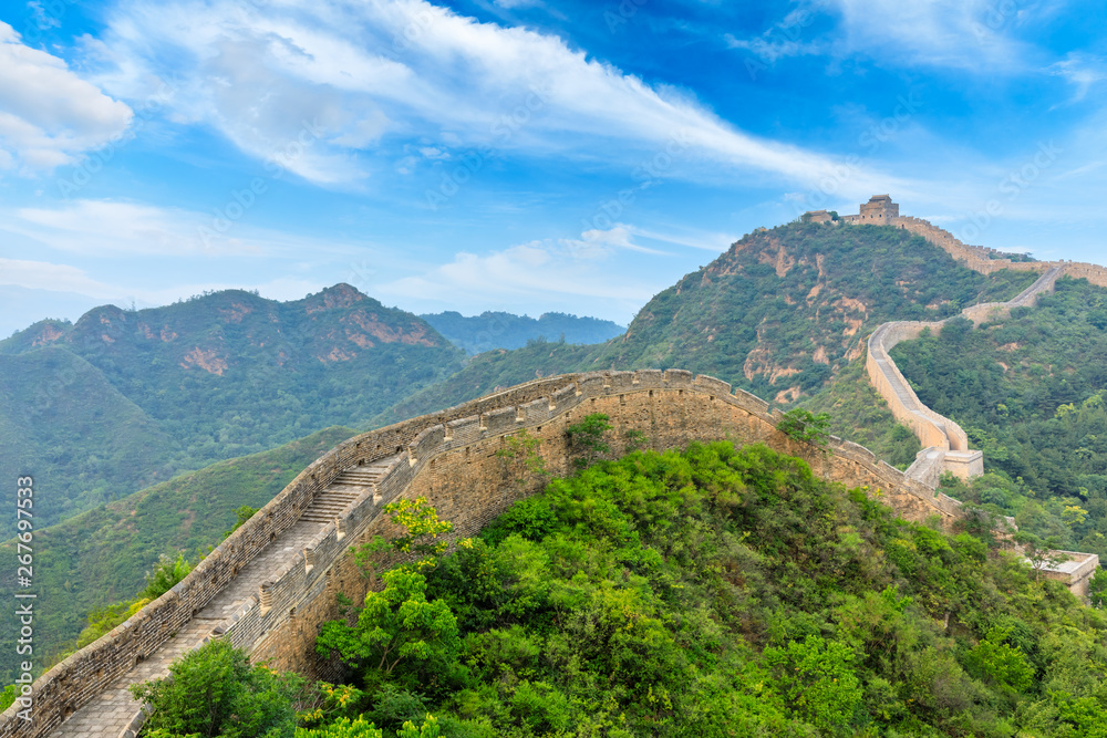 Plakat Wielki Mur Chiński w Jinshanling