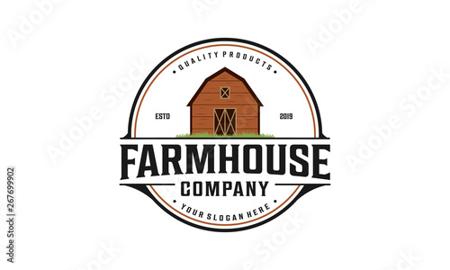 Farmhouse vintage logo