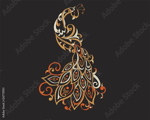Goose Tribal Ornament Vector