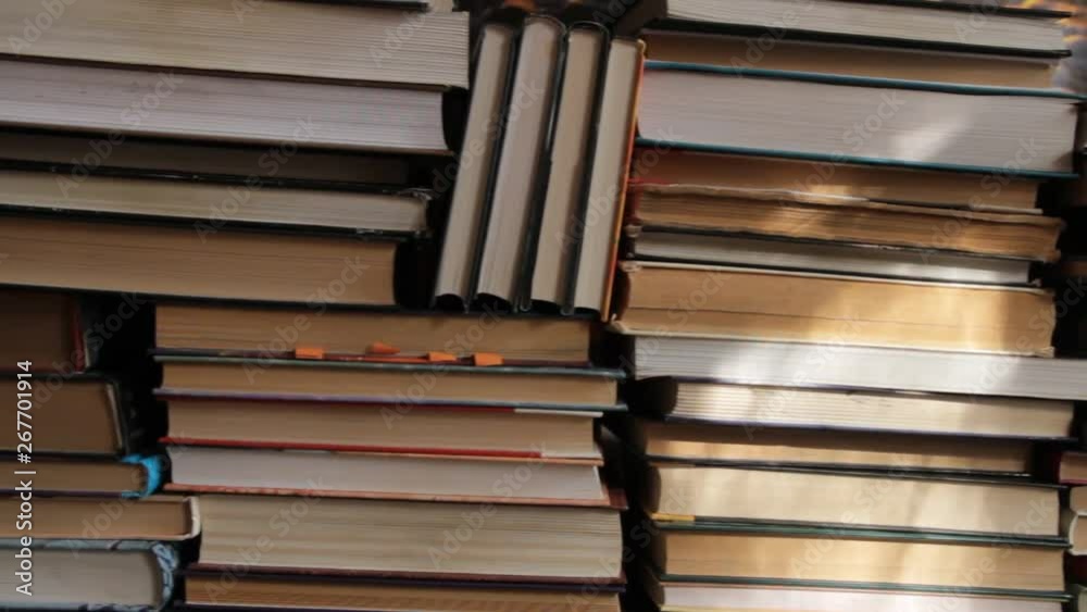 books on the shelves close-up books on the shelves close-up