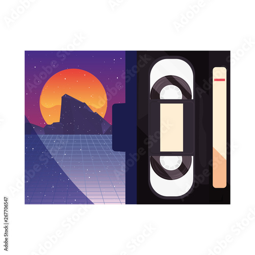 retro 80s style