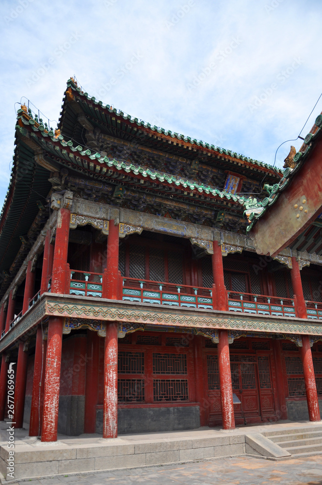 Chongmo Pavilion in the Shenyang Imperial Palace (Mukden Palace), Shenyang, Liaoning Province, China. Shenyang Imperial Palace is UNESCO world heritage site built in 400 years ago. Chongmo Pavilion in the Shenyang Imperial Palace (Mukden Palace), Shenyang, Liaoning Province, China. Shenyang Imperial Palace is UNESCO world heritage site built in 400 years ago.