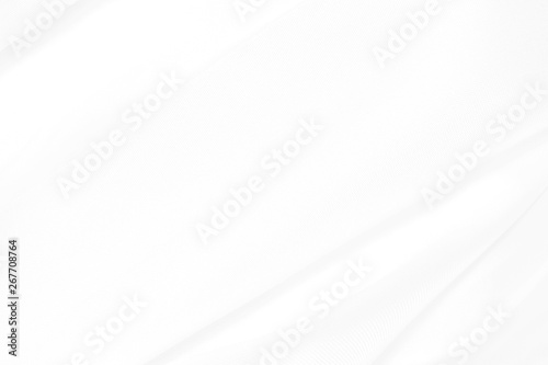 White silk fabric, White cloth background abstract with soft waves.