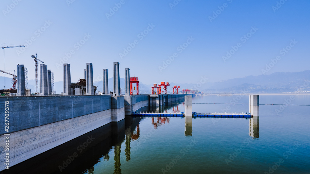 Three Gorges Dam and Reservoir - Sandouping, Yichang, Hubei, China