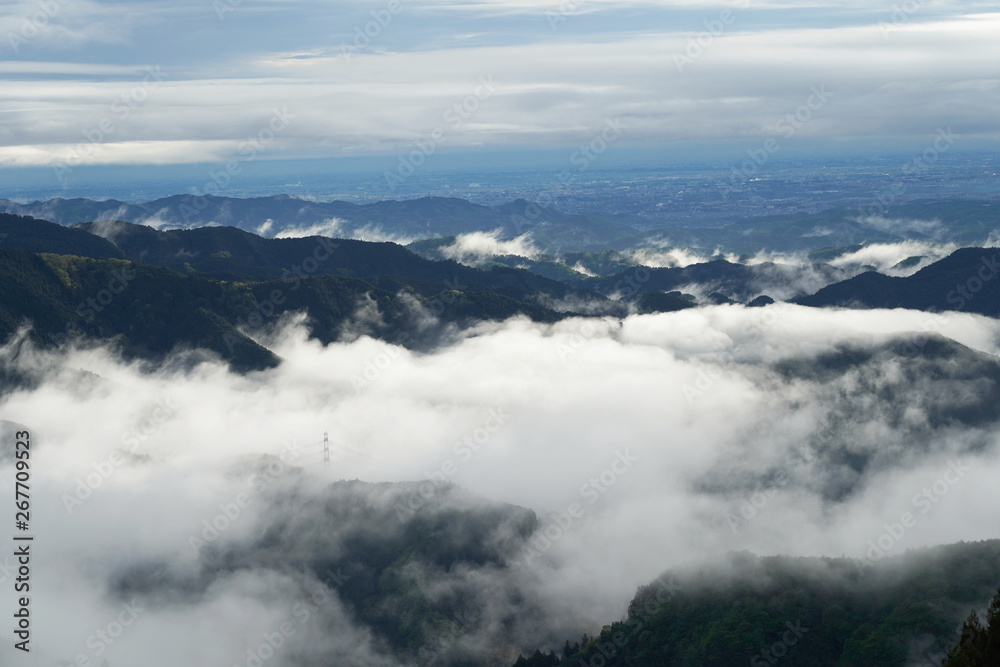 sea of clouds from the mountain