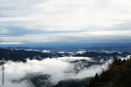 sea of clouds from the mountain