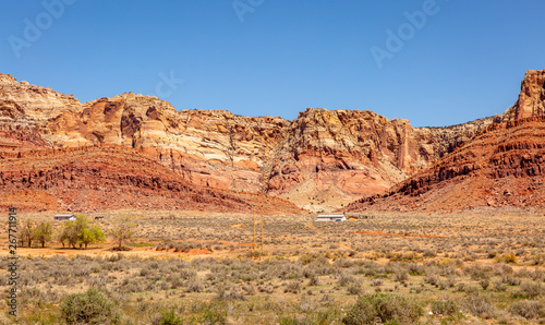 A road trip through Arizona lead us through the Marble Canyon, open desert, Indian reservations and wild life with colorful rock formations and blue sky