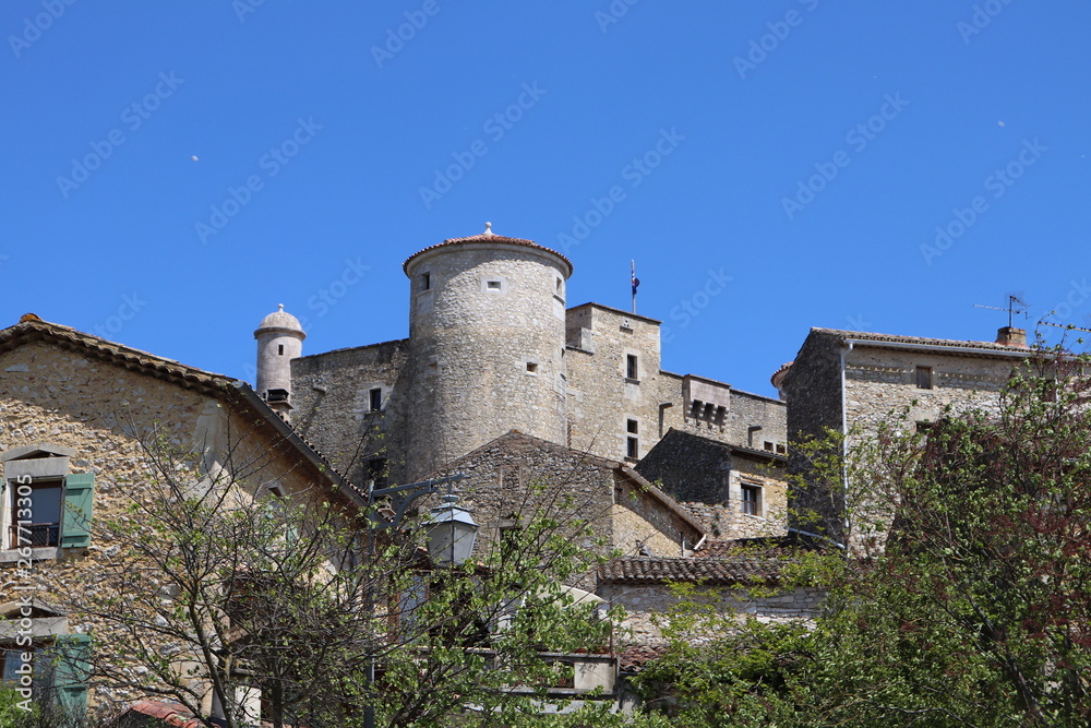 Château des Roure à Labastide de Virac - Ardèche