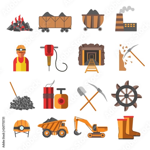 Mining industry coal mine equipment and machines or plant