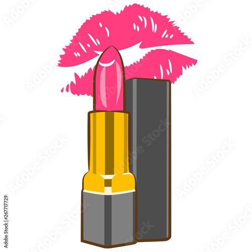 vector illustration of lipstick