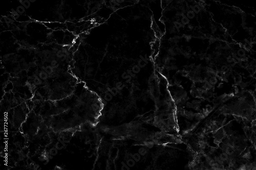Black marble texture background with detailed structure high resolution beautiful and luxurious, abstract black stone floor in natural patterns for design art work.