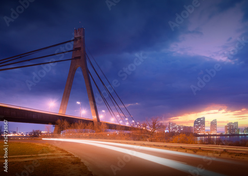 Moskovskyi ("Moscow") Bridgein Kyiv, Ukraine