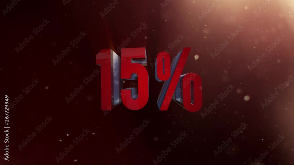 15% white background 3d Illustration 15% white background 3d Illustration