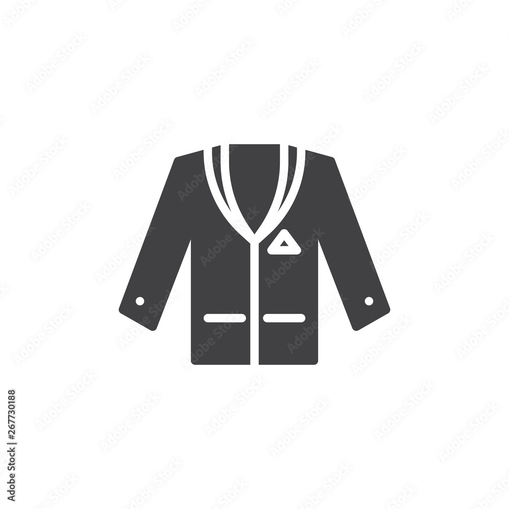 Tuxedo jacket vector icon. filled flat sign for mobile concept and web design. Wedding suit glyph icon. Symbol, logo illustration. Pixel perfect vector graphics Tuxedo jacket vector icon. filled flat sign for mobile concept and web design. Wedding suit glyph icon. Symbol, logo illustration. Pixel perfect vector graphics