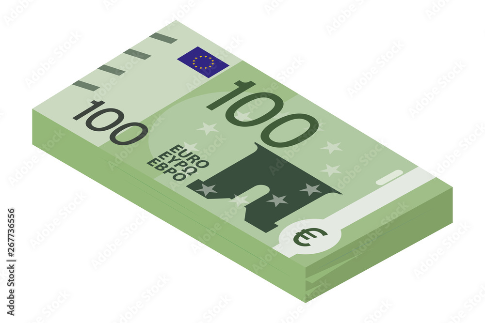 100 Euro Stapel 100 Euro Stapel