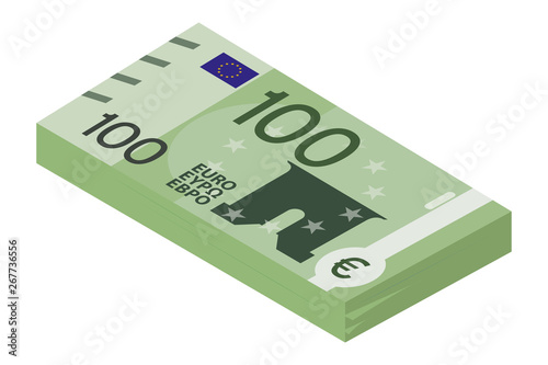 100 Euro Stapel