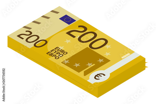 200 Euro Stapel