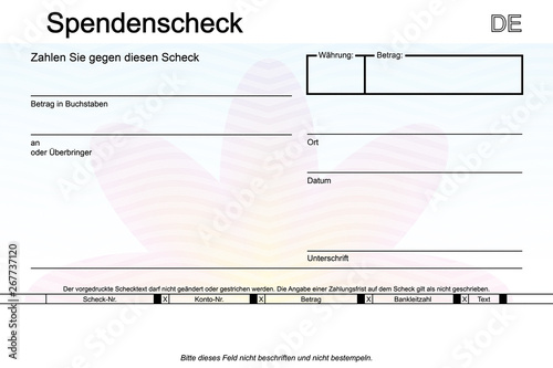 Spendenscheck 114