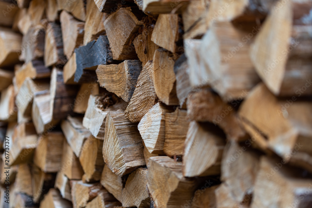 Abstract background from the woodpile. Close up. Selective focus. Abstract background from the woodpile. Close up. Selective focus.