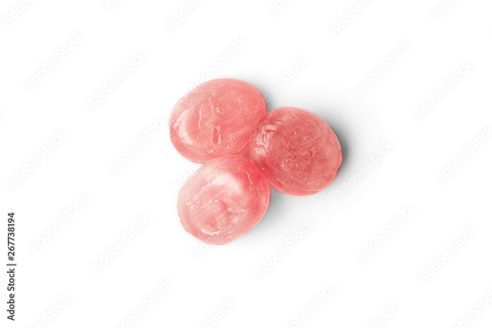 Color candies isolated on white background. Color candies isolated on white background.