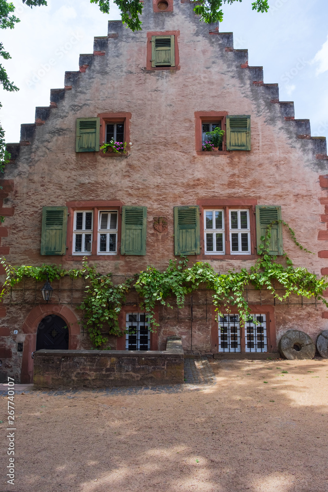 Fassade der Klostermühle in Seligenstadt
