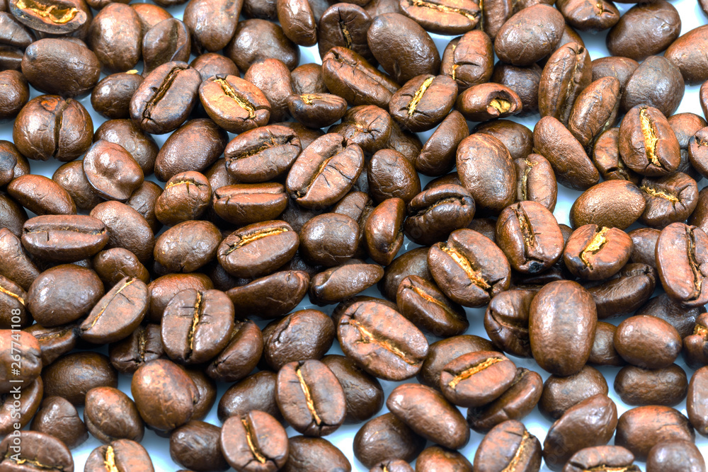 Fototapeta premium Roasted coffee beans