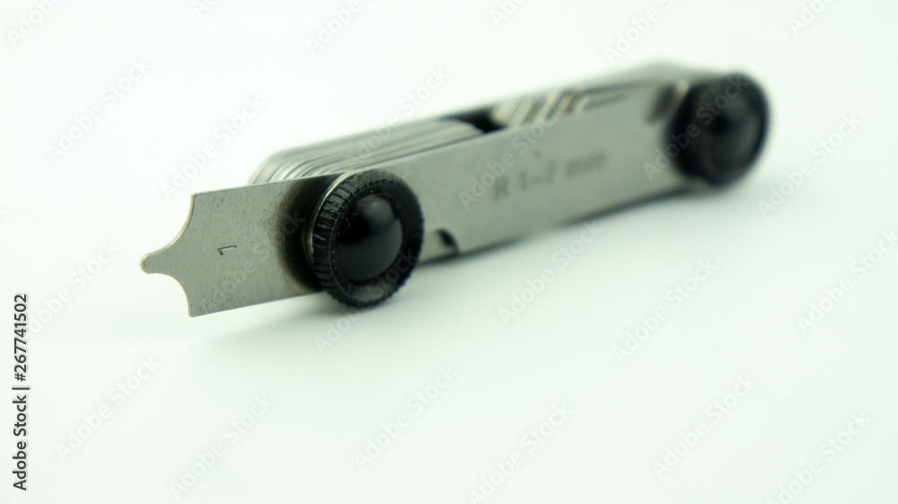 Radius gauge for engineering checking or inspection Radius gauge for engineering checking or inspection