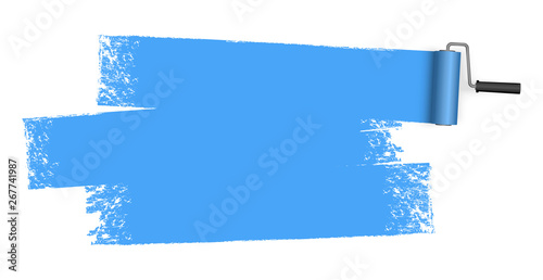 paint roller concept with marking