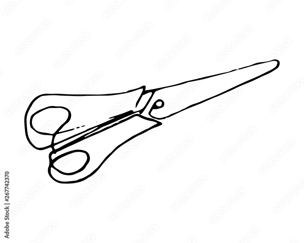 scissors isolated on white background scissors isolated on white background