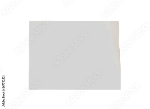 Sticker label isolated on white background with clipping path © Piman Khrutmuang