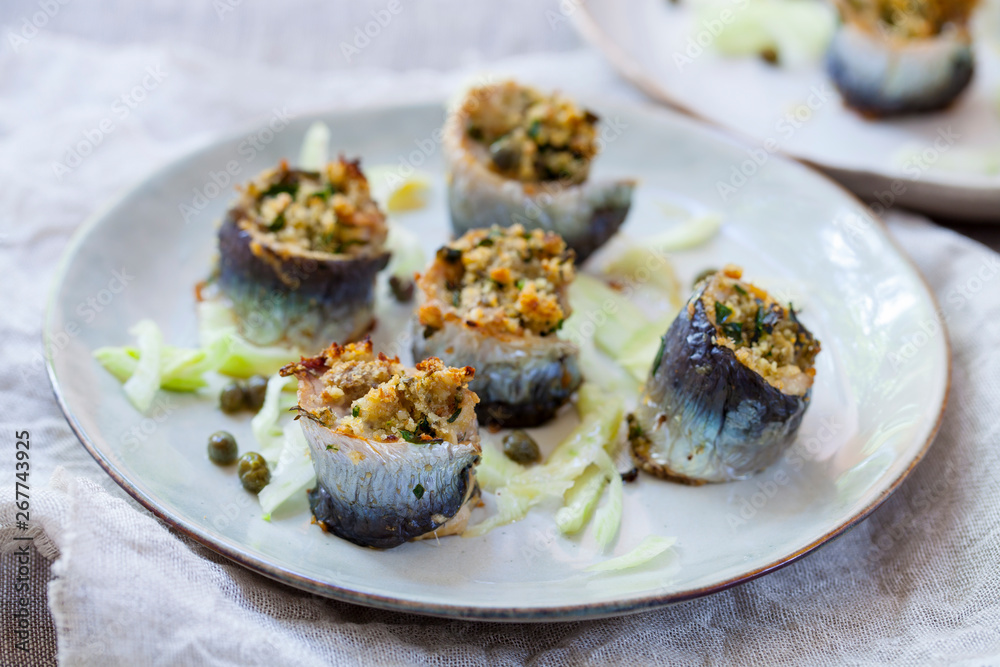 Stuffed sardine fillets Stuffed sardine fillets