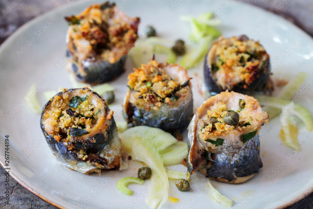 Stuffed sardine fillets Stuffed sardine fillets