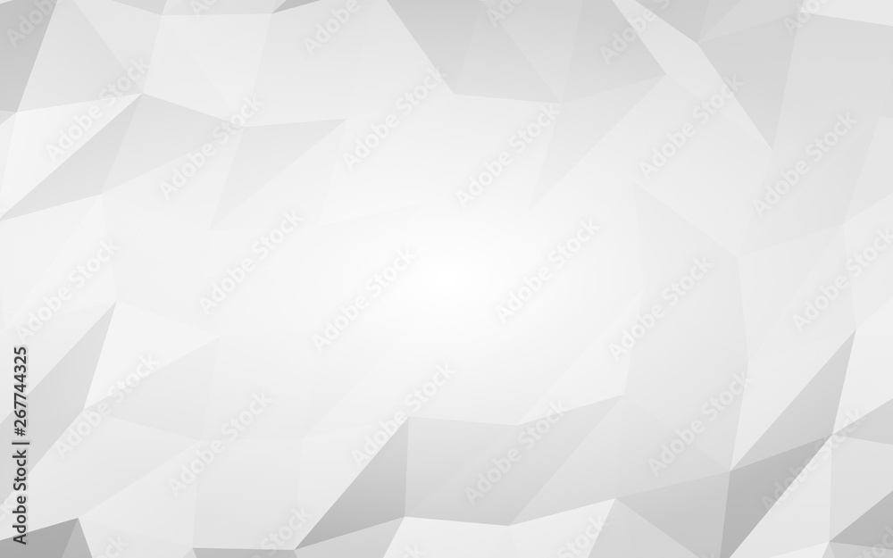 White abstract background. Lowpoly backdrop. Crumpled paper. 3D illustration White abstract background. Lowpoly backdrop. Crumpled paper. 3D illustration