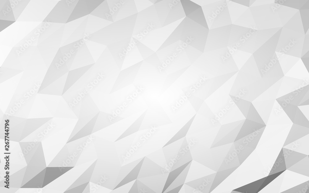 White abstract background. Lowpoly backdrop. Crumpled paper. 3D illustration White abstract background. Lowpoly backdrop. Crumpled paper. 3D illustration