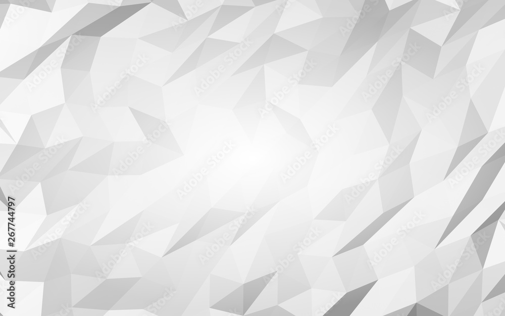 White abstract background. Lowpoly backdrop. Crumpled paper. 3D illustration White abstract background. Lowpoly backdrop. Crumpled paper. 3D illustration