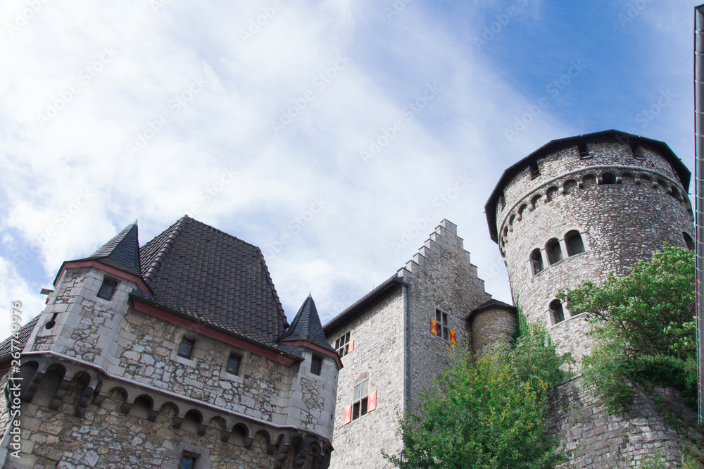 Castle towers in Stolberg, near Aachen, Rhineland, Germany