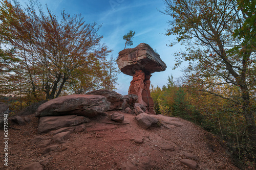 Teufelstisch Hinterweidenthal im Pfälzer Wald photo