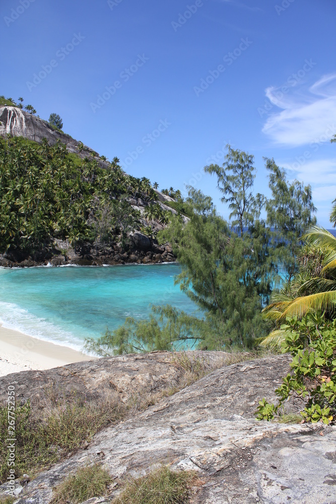 Fototapeta premium private island indian ocean beach