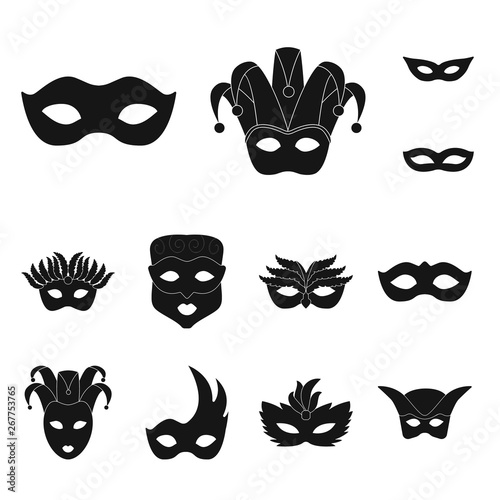 Vector design of luxury and celebration symbol. Collection of luxury and hide  vector icon for stock.