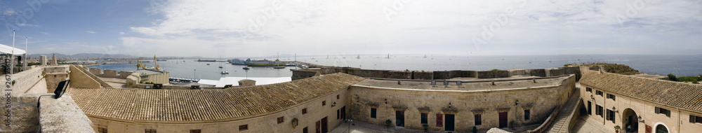 Palma de Mallorca Spain Panorama coast and harbour Palma de Mallorca Spain Panorama coast and harbour